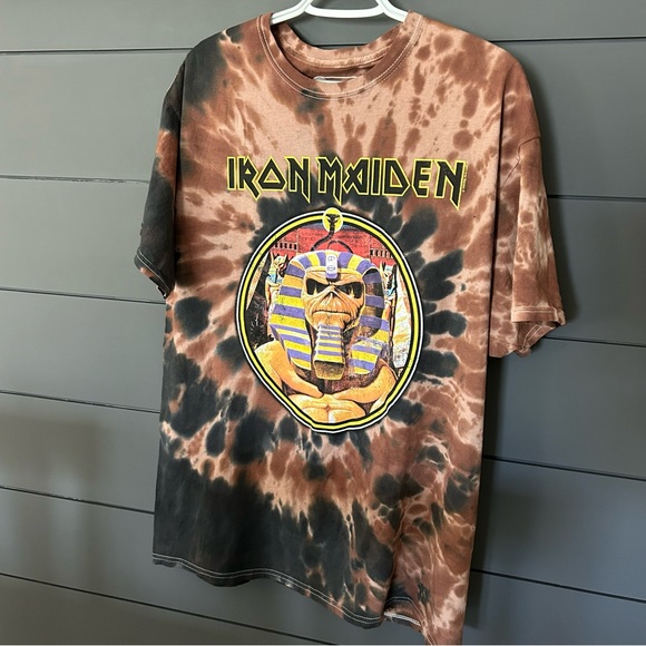 Other - IRON MAIDEN TIE DYE T-SHIRT, BY GLOBAL, MEN'S Medium